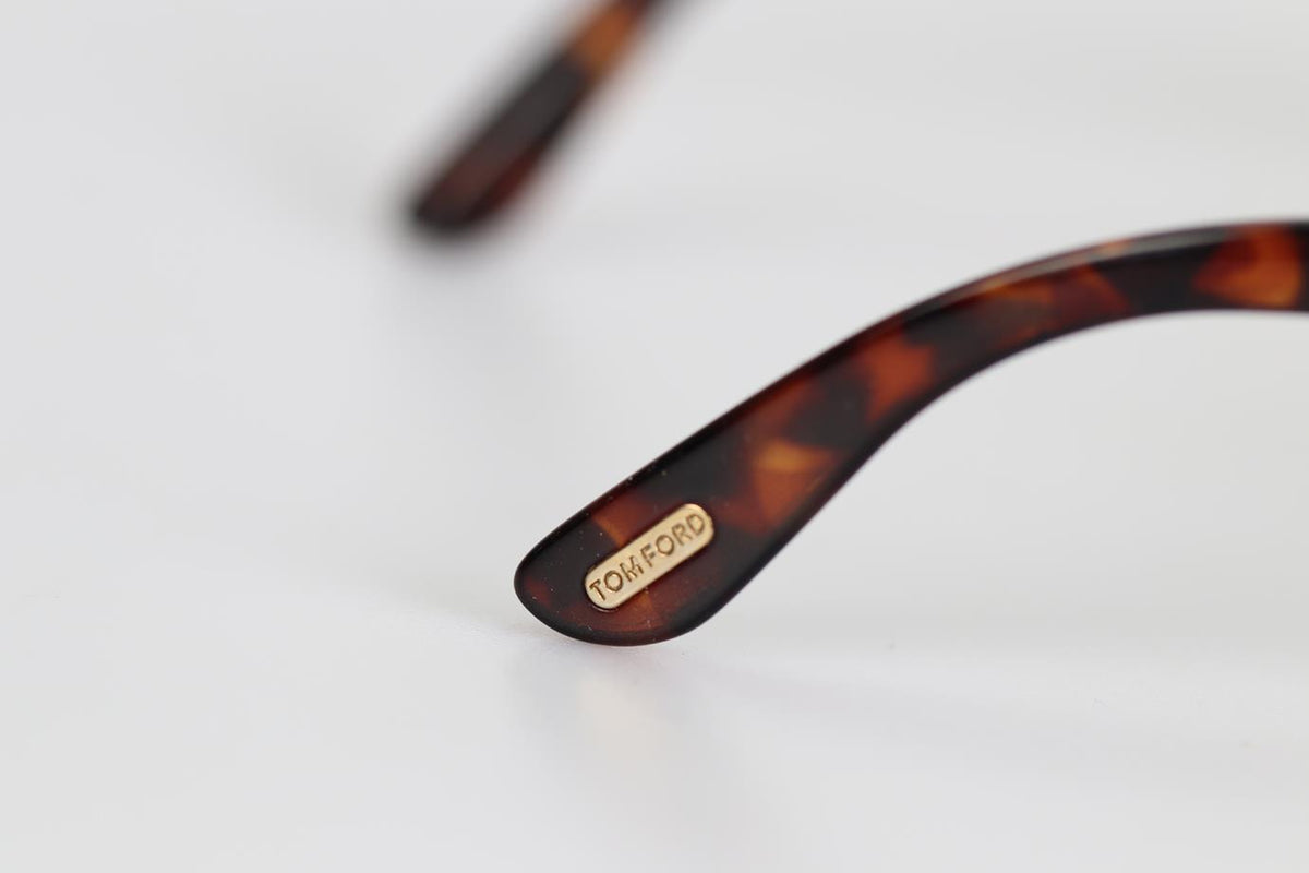 TOM FORD CAT EYE TORTOISESHELL ACETATE SUNGLASSES