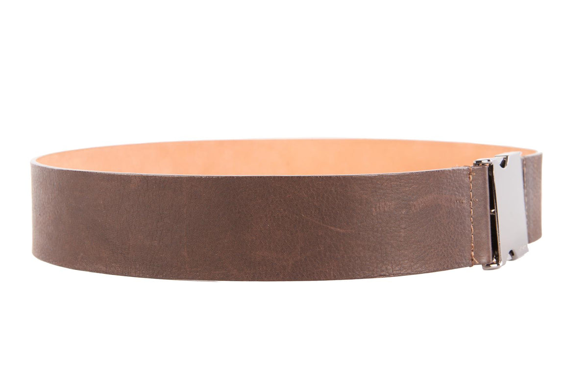MAX MARA BROWN LEATHER WAIST BELT SMALL