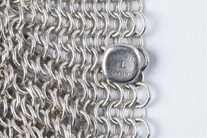 TIFFANY & CO. + ELSA PERETTI STERLING SILVER CHAINMAIL BRACELET