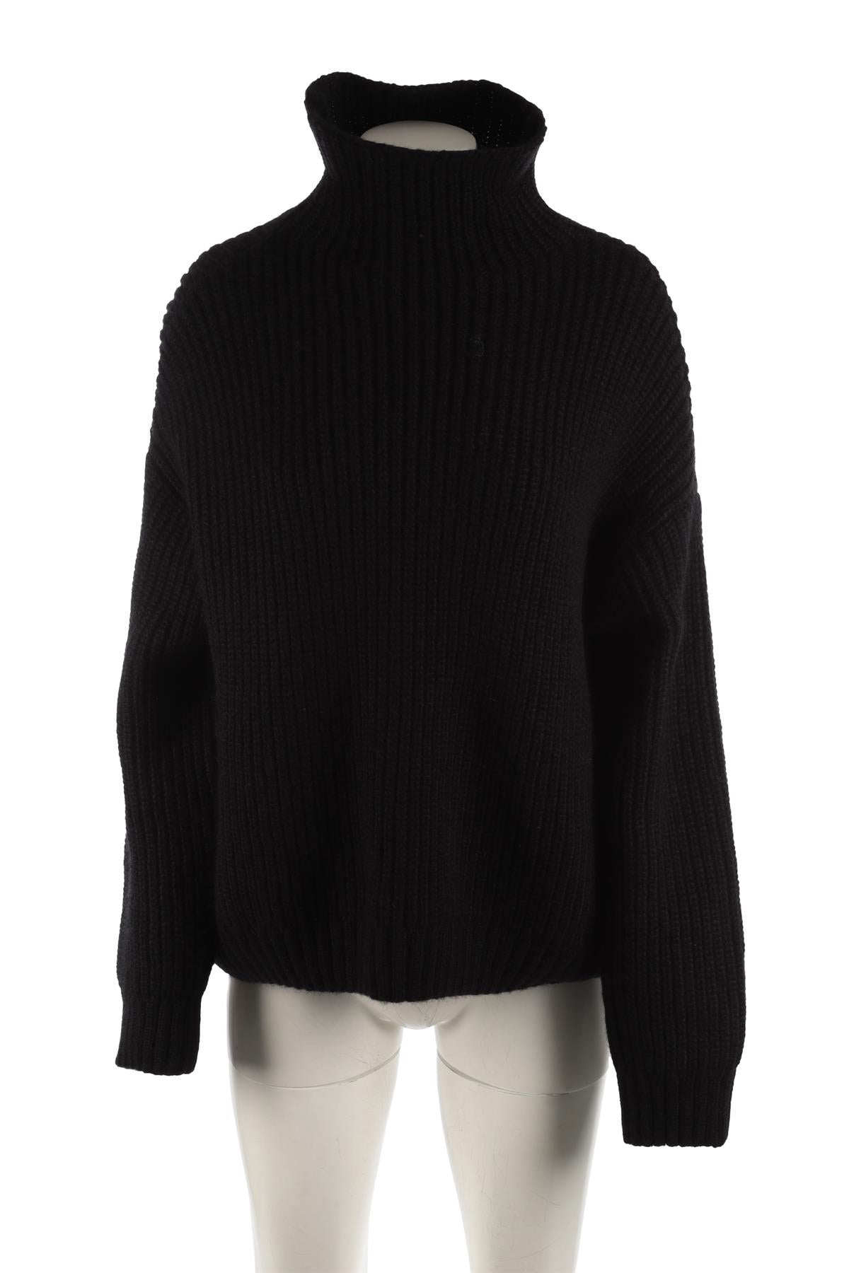 ANINE BING BLACK WOOL SWEATER SMALL