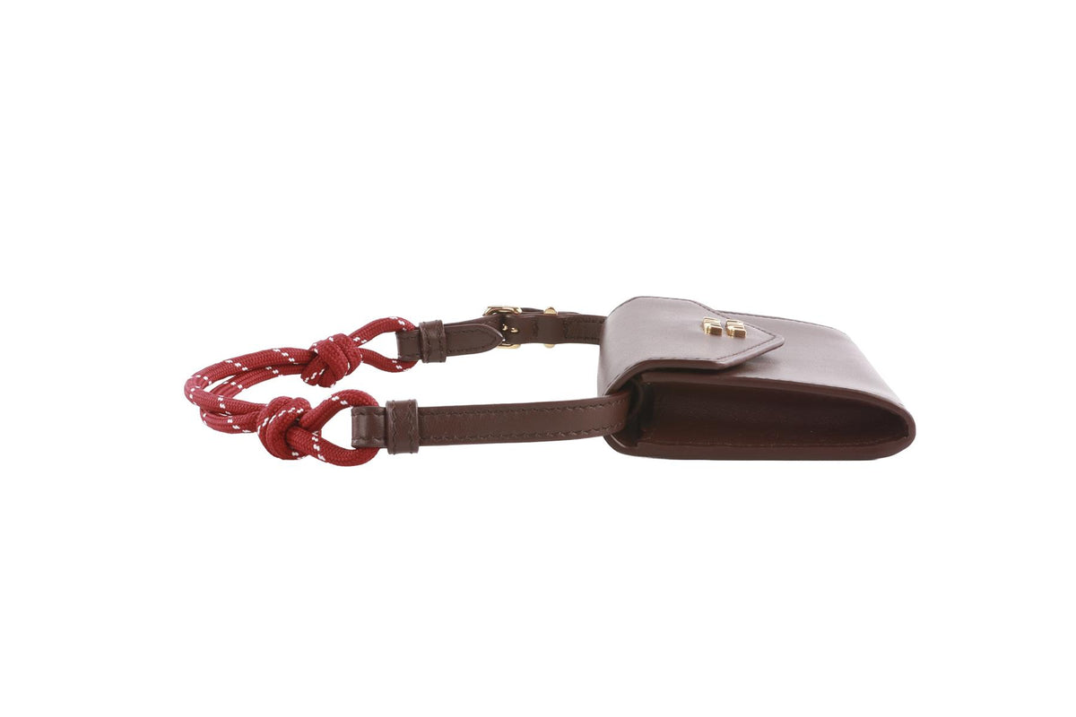 MIU MIU BROWN LEATHER WALLET
