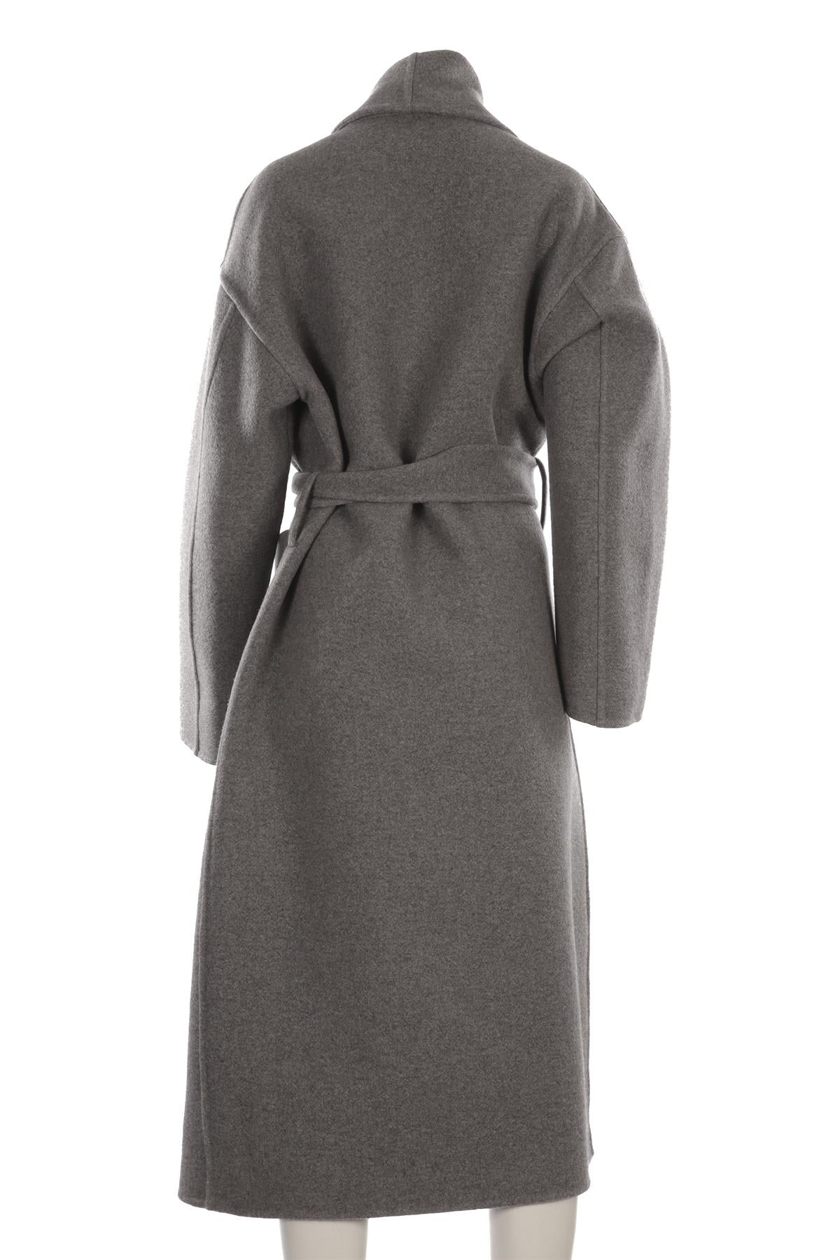 CLOTH.WORK GREY CASHMERE COAT UK 8-10