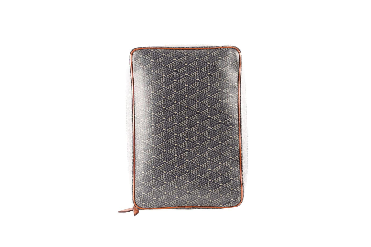 MÉTIER NAVY LARGE COATED CANVAS TRAVEL ORGANISER
