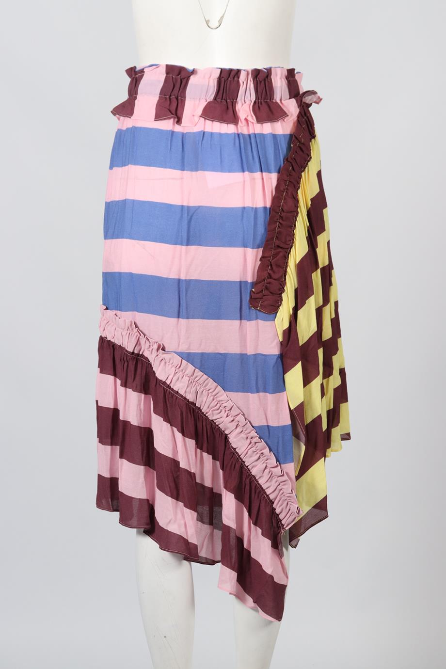 PREEN LINE BY THORNTON BREGAZZI CREPE MIDI SKIRT MEDIUM