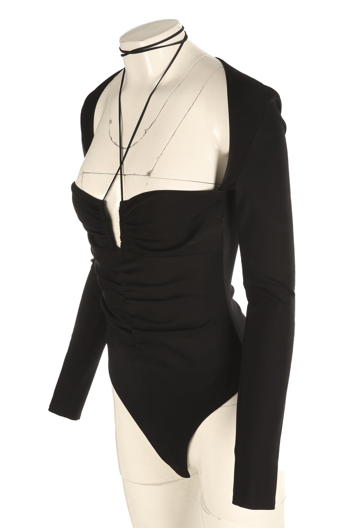 MAGDA BUTRYM BLACK BODYSUIT SMALL