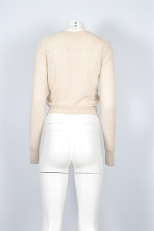 ÉTERNE CREAM CASHMERE SWEATER XSMALL-SMALL