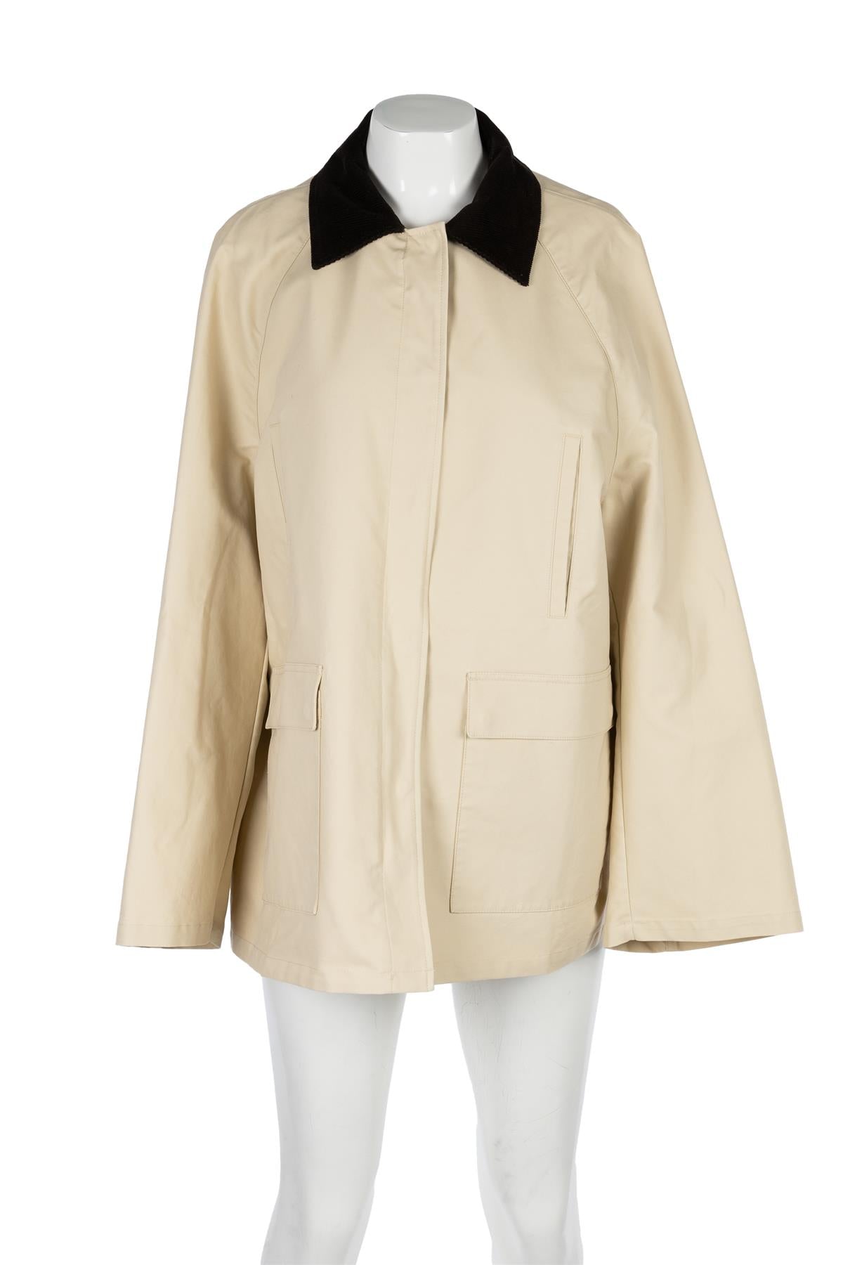 TOTEME BEIGE COTTON JACKET DK 38 UK 12