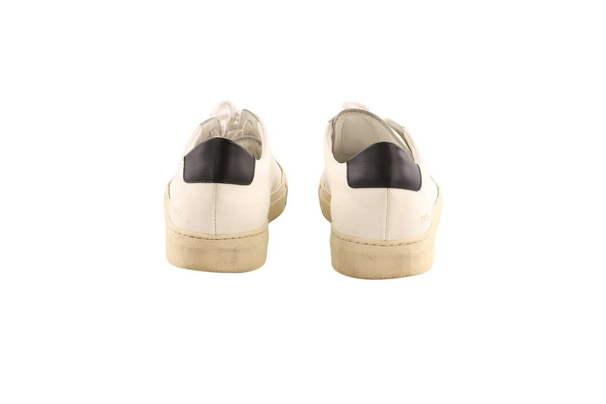 COMMON PROJECTS WHITE LEATHER MEN'S SNEAKERS UK 9 EU 43