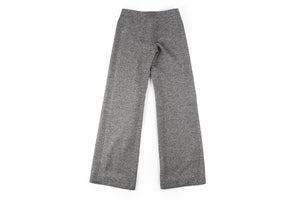 CHANEL GREY 2005 WOOL WIDE LEG PANTS FR 34 UK 6