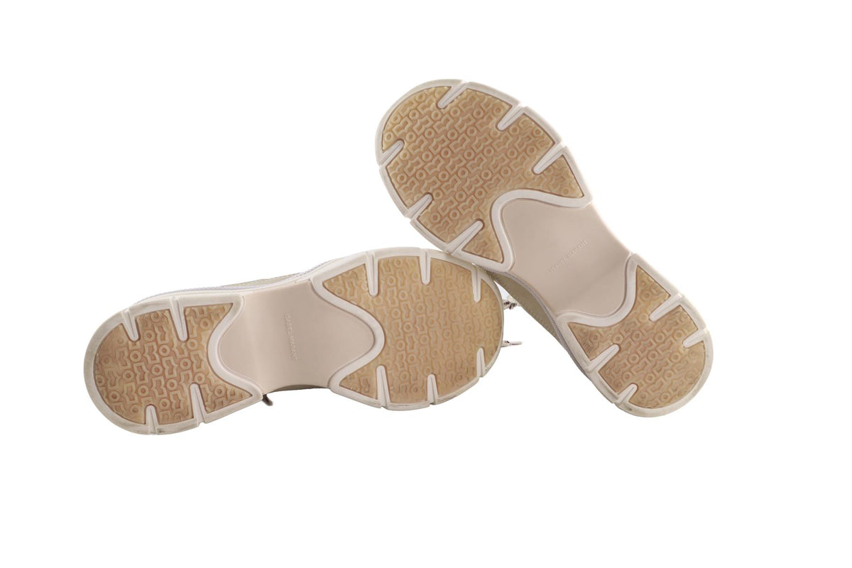ISABEL MARANT ECRU SUEDE SNEAKERS EU 40 UK 7 US 10