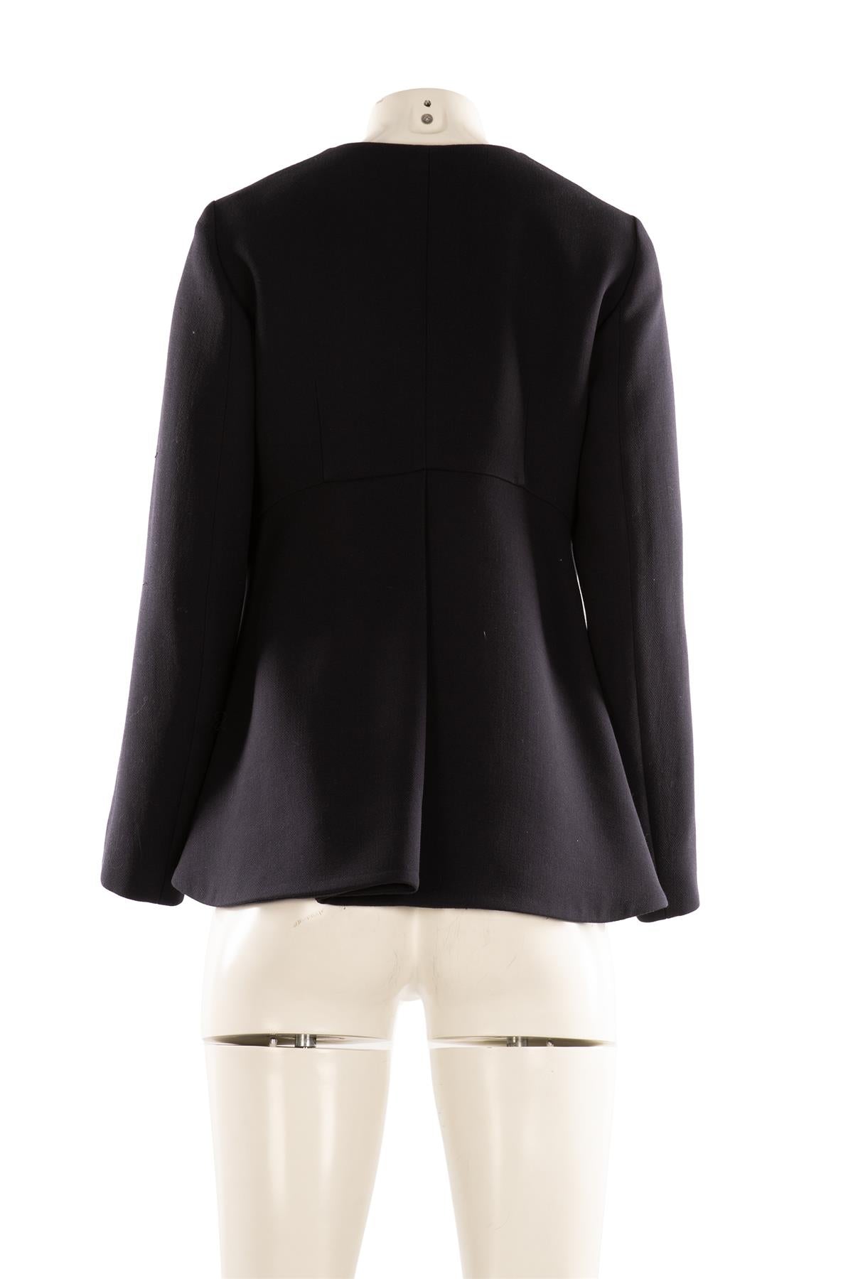 MARNI NAVY WOOL JACKET IT 42 UK 10