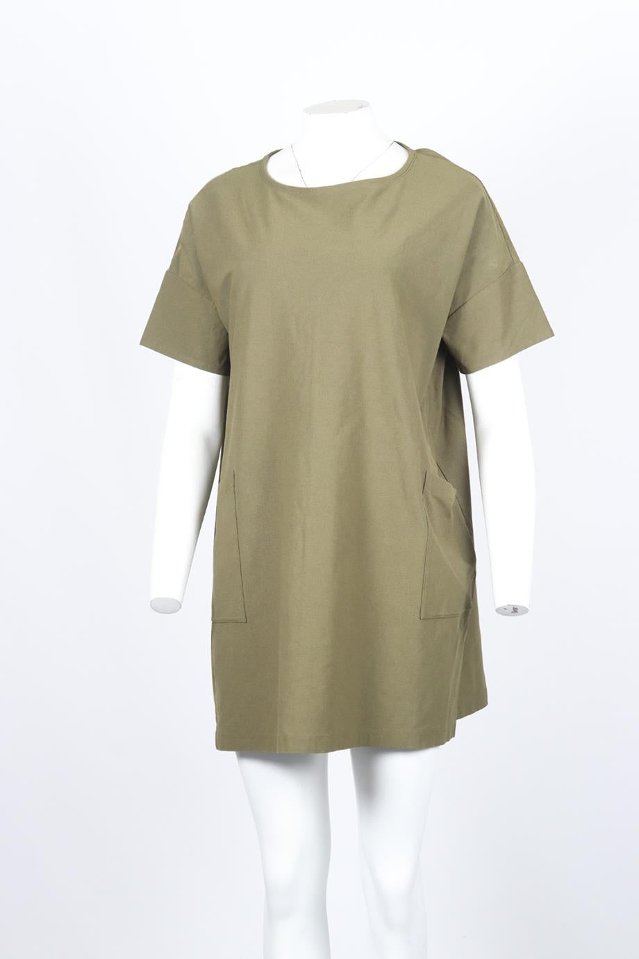 EILEEN FISHER KNIT MIDI DRESS LARGE