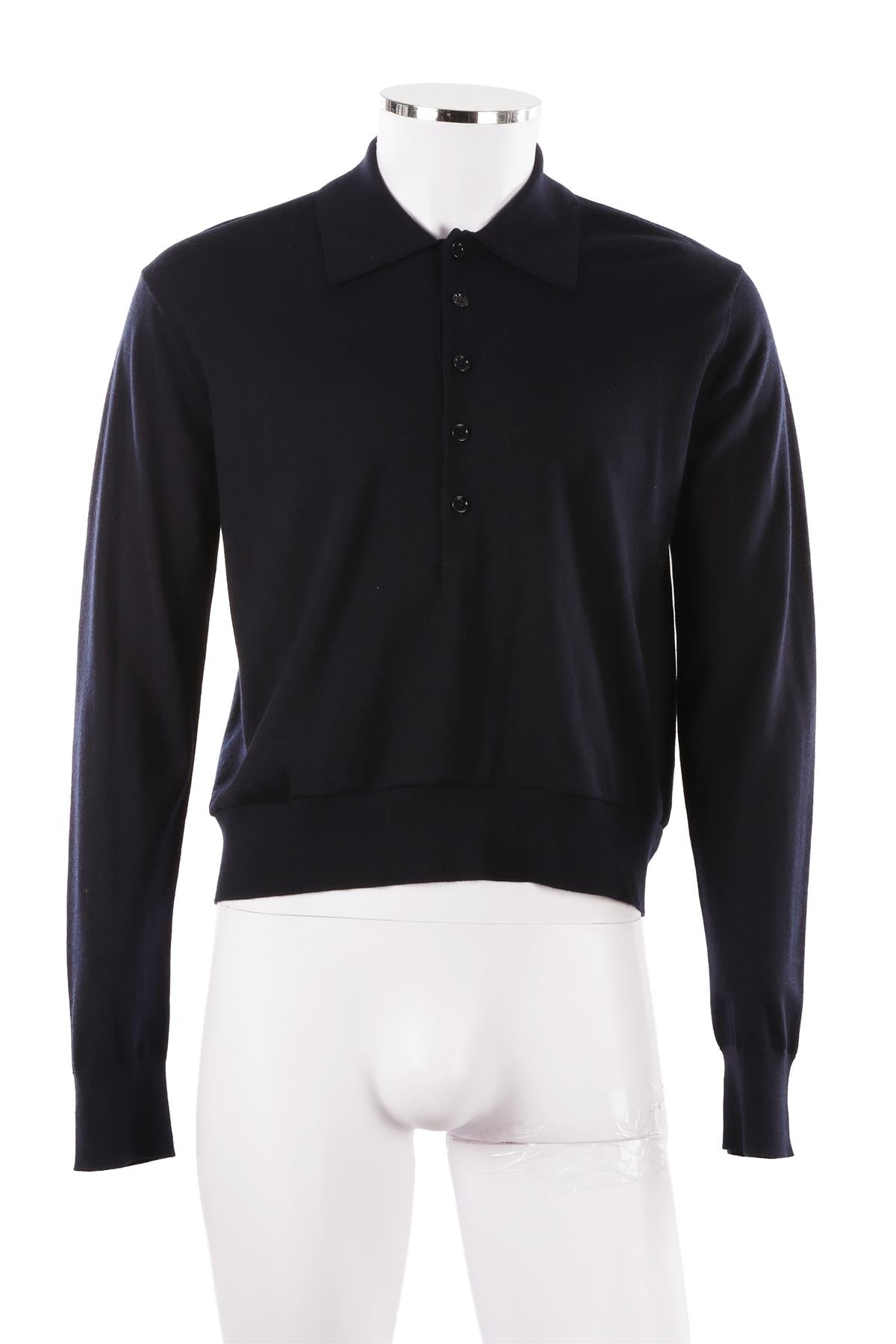 NAVY MEN'S WOOL SWEATER