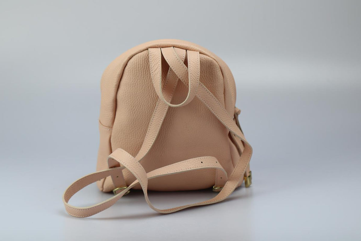 MONNALISA KIDS GIRLS LEATHER BACKPACK