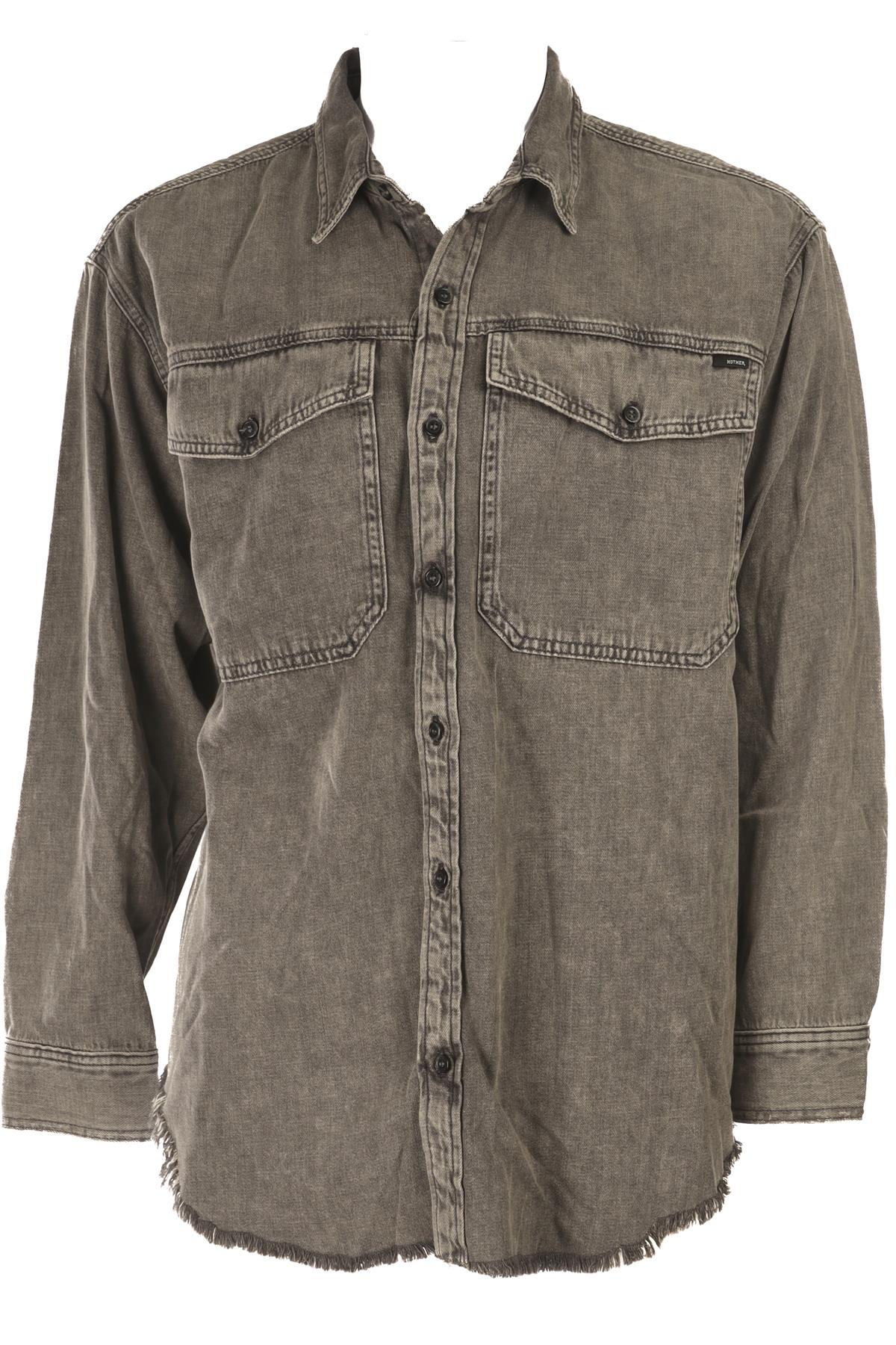 MOTHER GREY MEN'S DENIM SHIRT SMALL