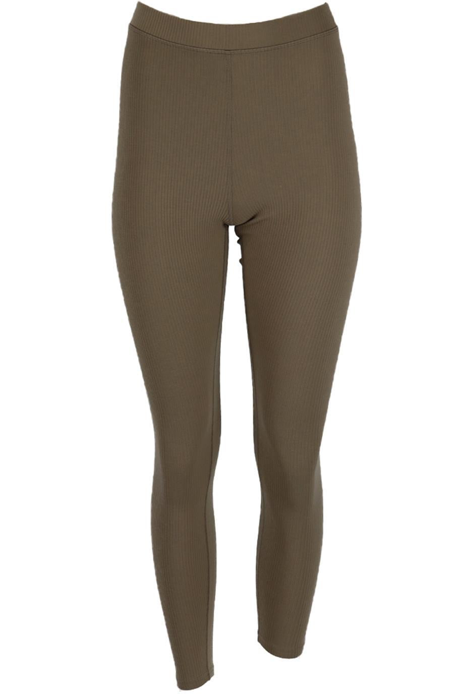 ALO YOGA RIBBED STRETCH JERSEY LEGGINGS XXSMALL
