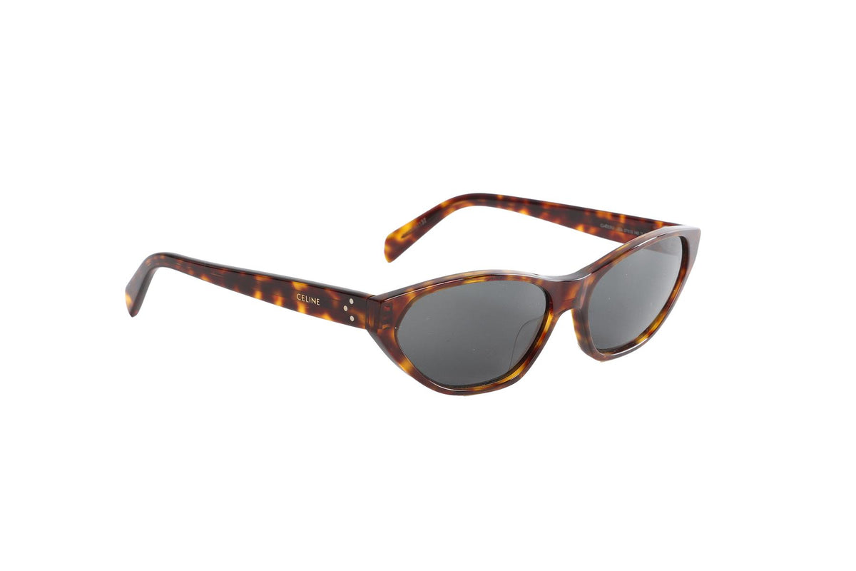CELINE BROWN CAT EYE ACETATE SUNGLASSES