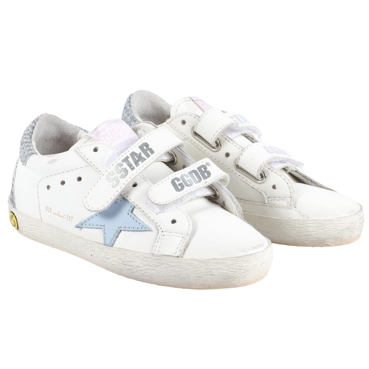GOLDEN GOOSE DELUXE BRAND WHITE KIDS GIRLS SNEAKERS EU 27 UK 9 US 10