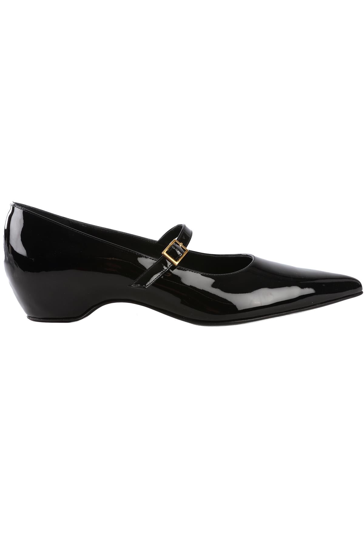 KHAITE BLACK SYBIL PATENT LEATHER PUMPS EU 39 UK 6 US 9