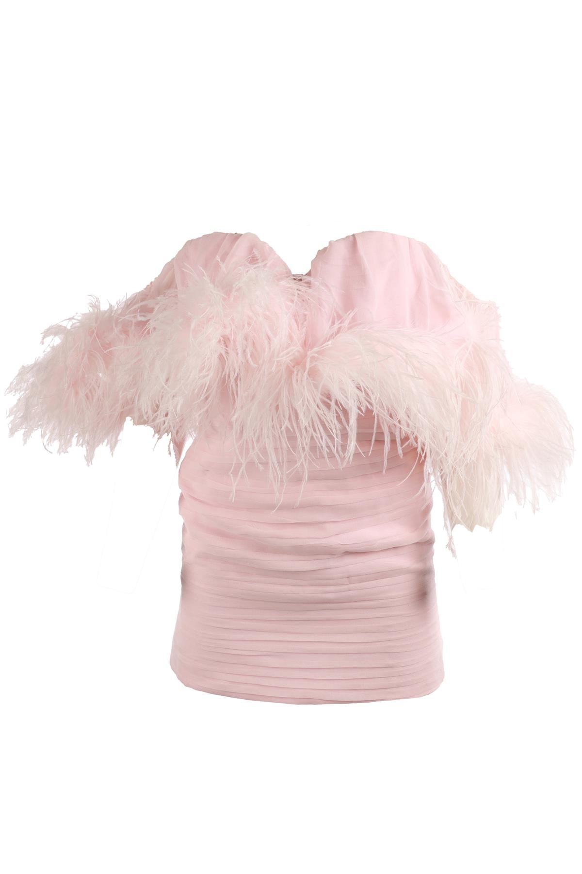 MAGDA BUTRYM PINK SILK MINI DRESS FR 38 UK 10