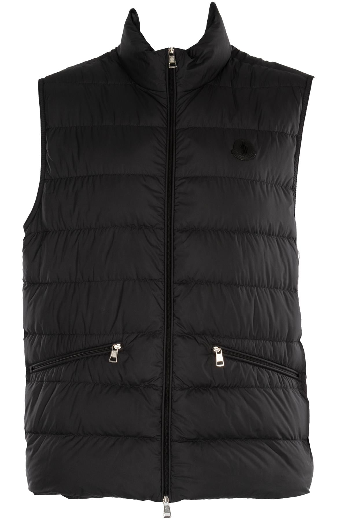 MONCLER BLACK MEN'S TREOMPAN PADDED DOWN VEST 5 US/UK 44