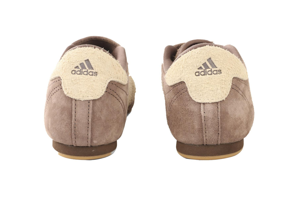 ADIDAS BROWN TAEKWONDO EARTH STRATA WHITE GUM SNEAKERS