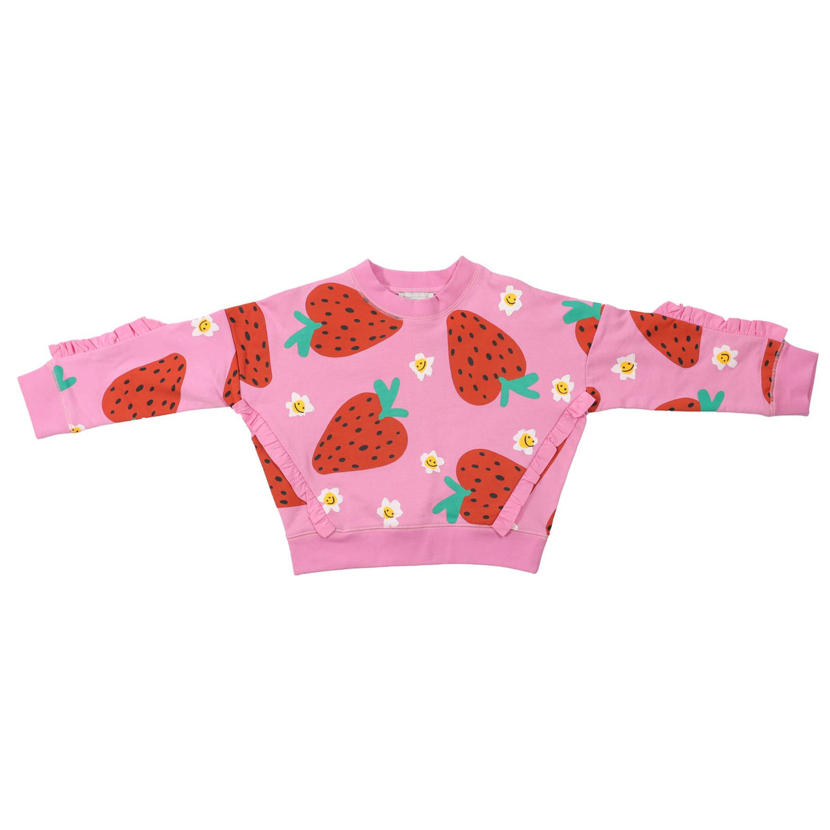STELLA MCCARTNEY PINK KIDS GIRLS SWEATSHIRT 6 YEARS