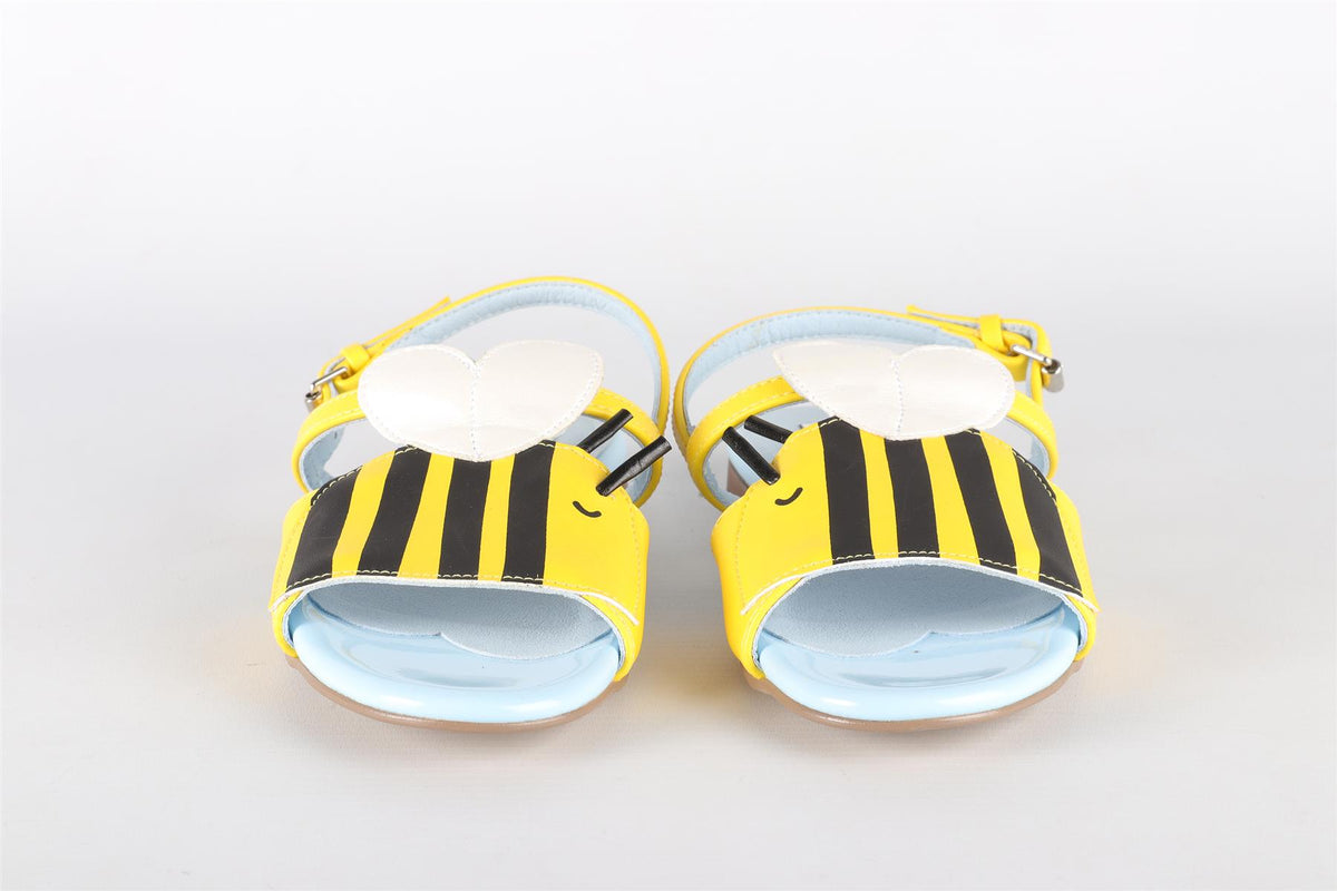 STELLA MCCARTNEY YELLOW KIDS GIRLS SANDALS EU 28 UK 10 US 11