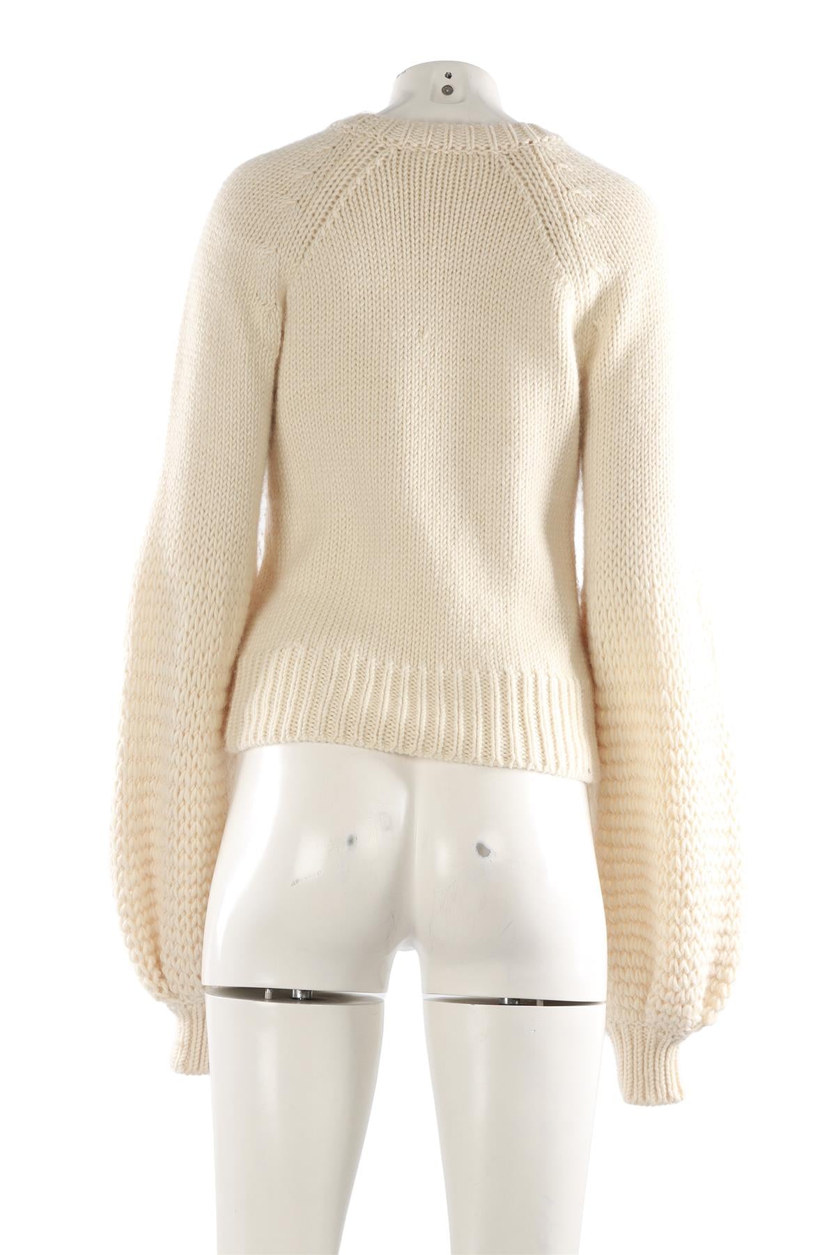 CREAM WOOL JUMPER