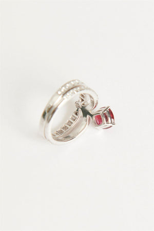 CHAUMET JOSEPHINE ECLAT RUBY AND DIAMOND RING