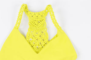MIKOH YELLOW BIKINI SMALL-MEDIUM