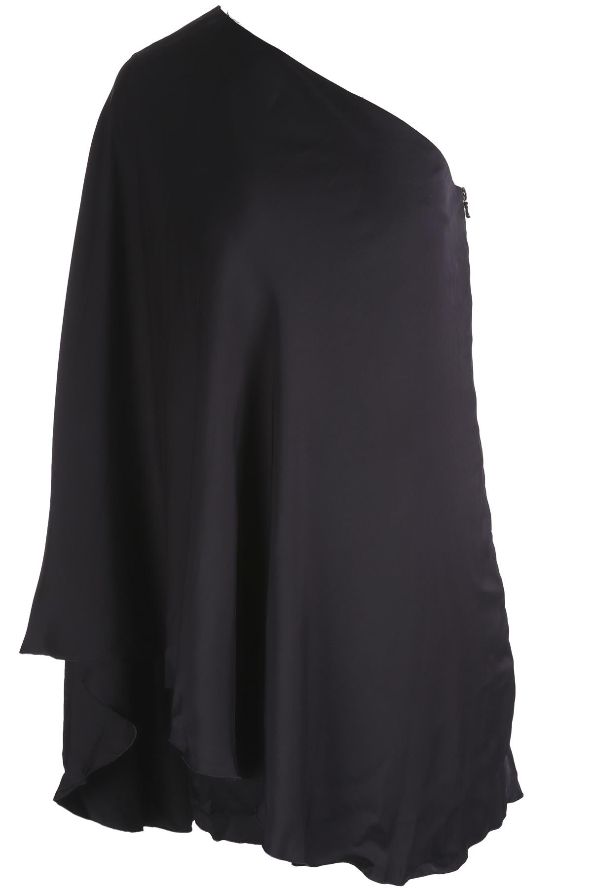 LANVIN PURPLE 2011 SATIN MINI DRESS FR 38 UK 10