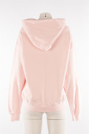 SPORTY & RICH PINK COTTON HOODIE MEDIUM
