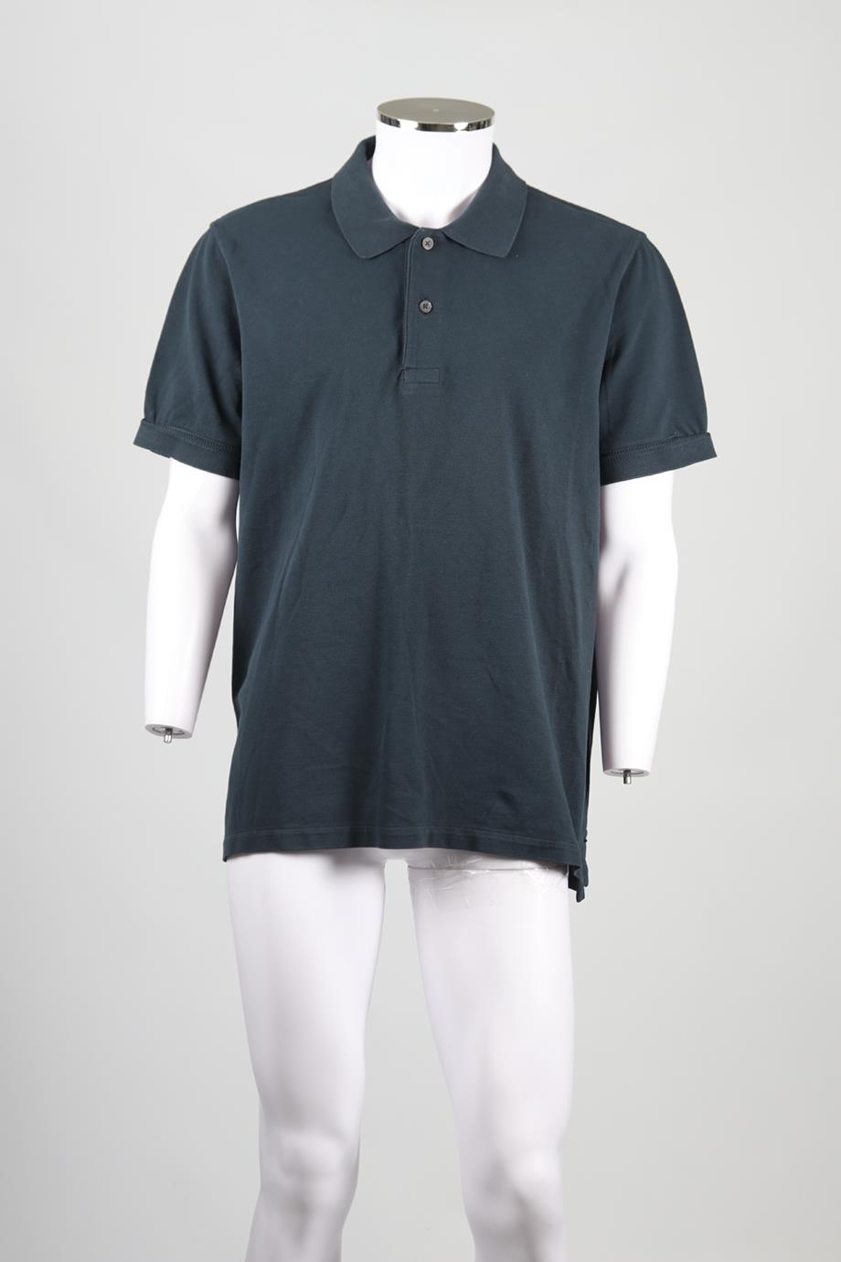 TOM FORD MEN'S COTTON POLO SHIRT LARGE