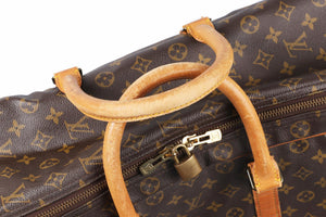 LOUIS VUITTON BROWN 1987 SIRIUS 70 MONOGRAM COATED CANVAS SUITCASE