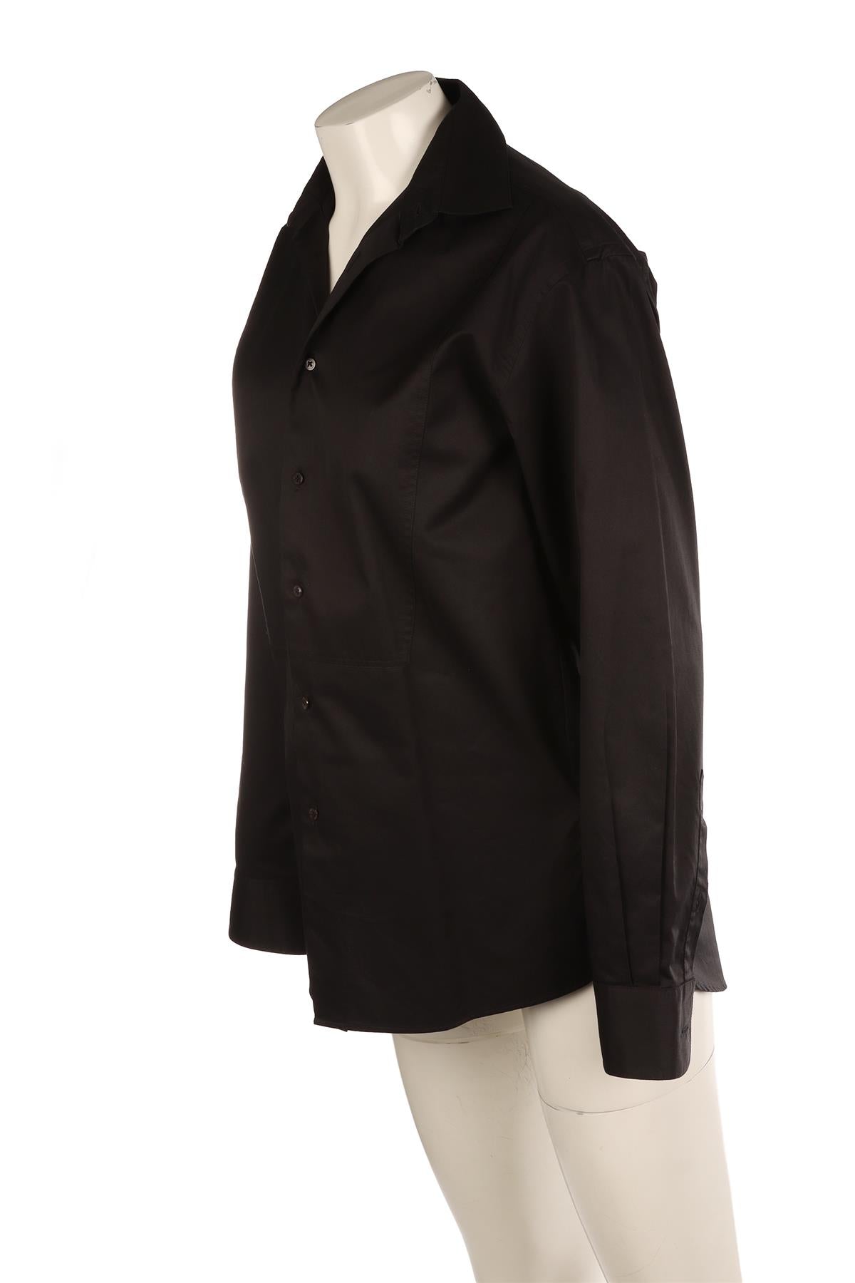 ALEX EAGLE BLACK COTTON SHIRT UK 6