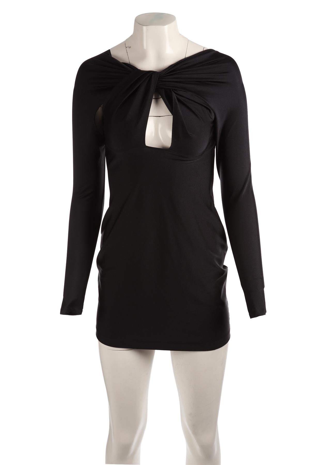 COPERNI BLACK JERSEY MINI DRESS MEDIUM