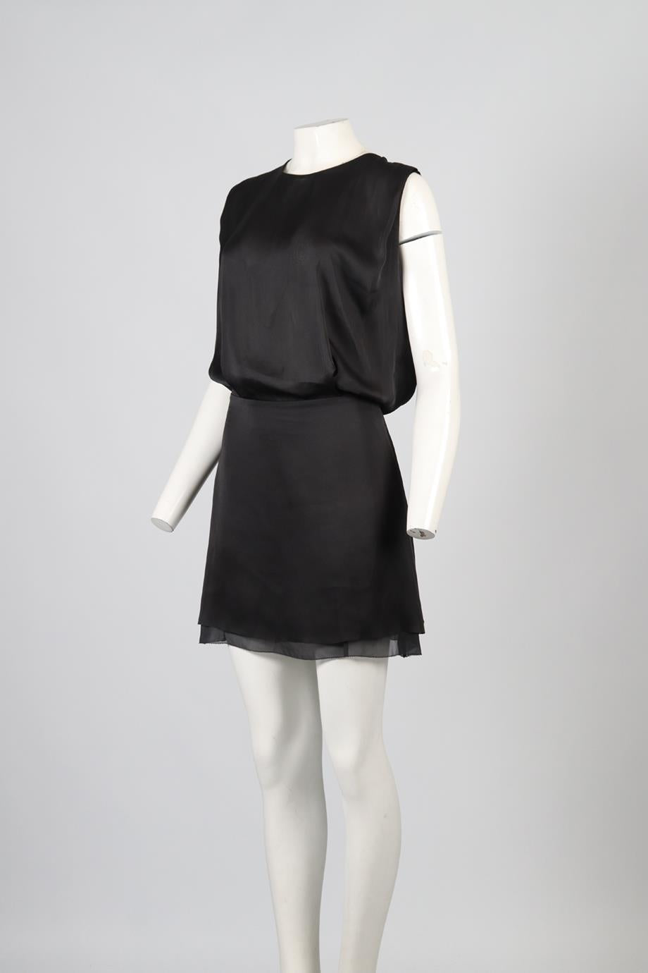 ACNE STUDIOS SILK MINI DRESS EU 34 UK 8