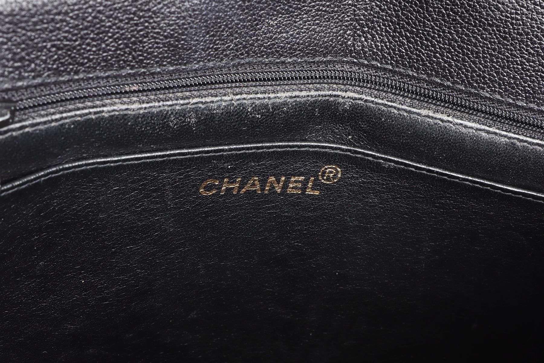 CHANEL BLACK 2000 - 2002 LEATHER SHOULDER BAG