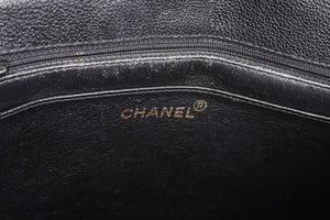 CHANEL BLACK 2000 - 2002 LEATHER SHOULDER BAG