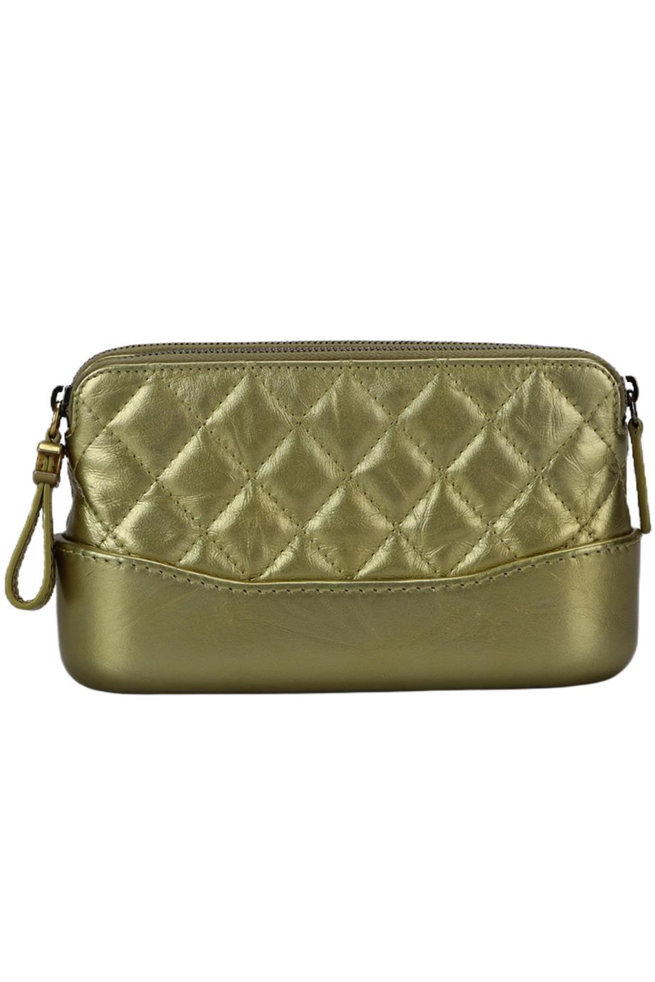 CHANEL 2017 GABRIELLE CLUTCH WITH CHAIN QUILTED LEATHER SHOULDER BAG