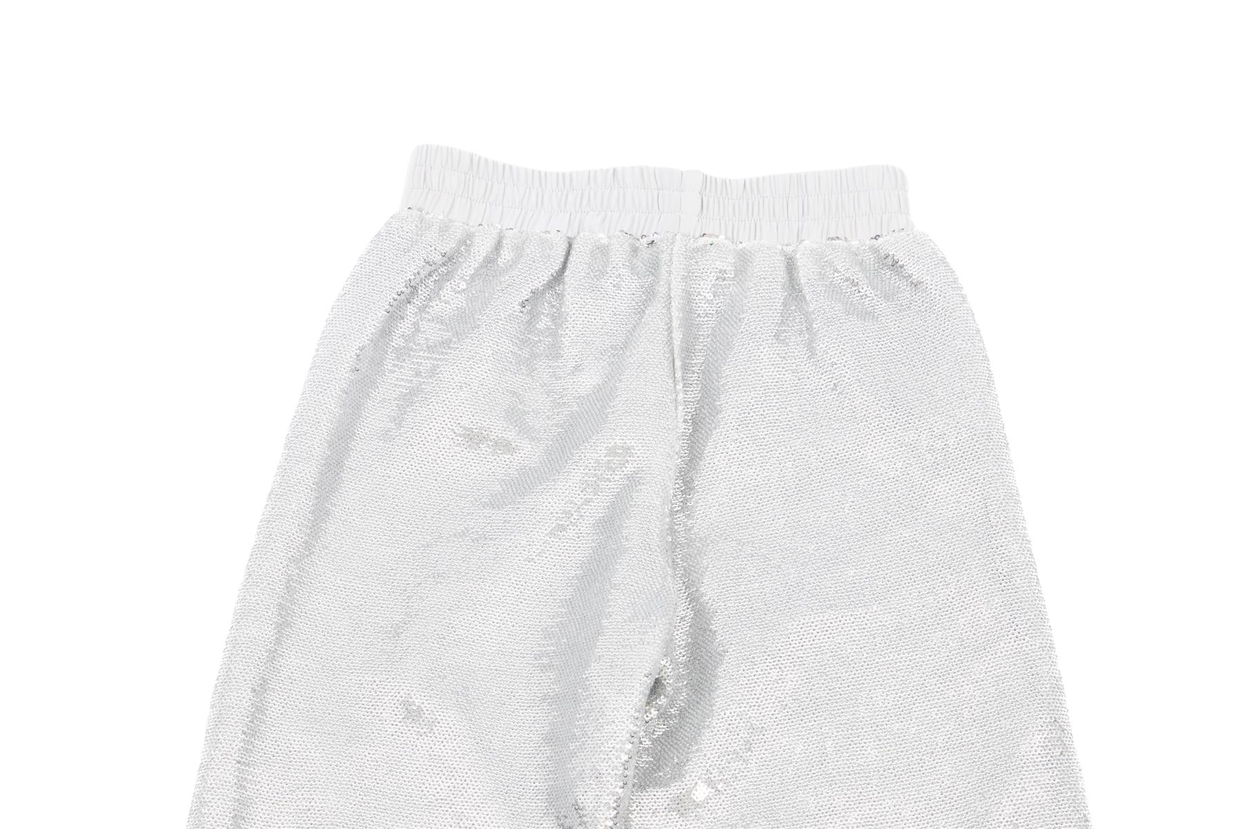 MONNALISA SILVER KIDS GIRLS PANTS 7 YEARS