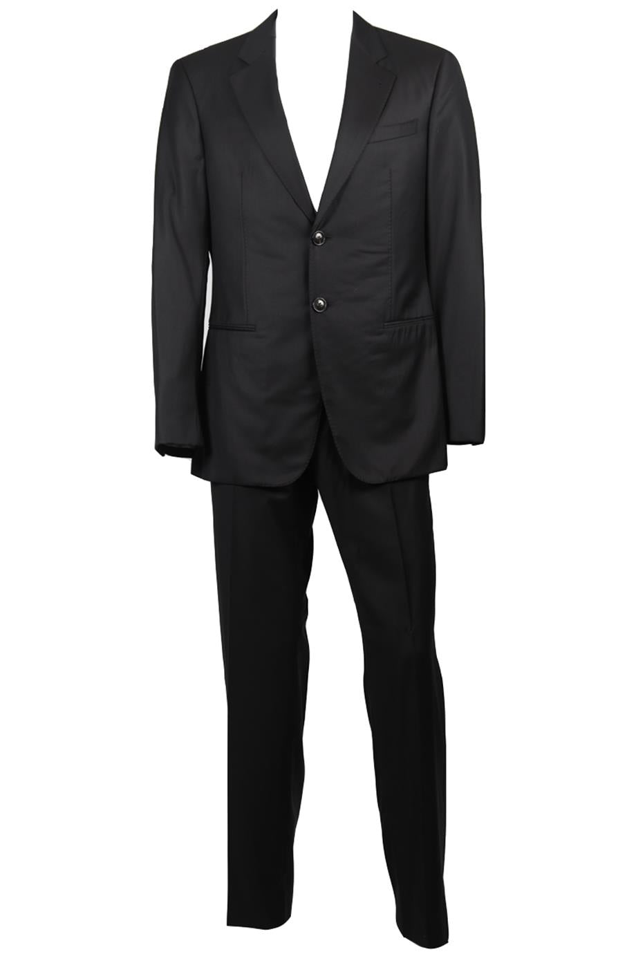 GIORGIO ARMANI MEN'S WOOL AND CASHMERE BLEND TWO PIECE SUIT IT 50 UK/US 34 FR 42