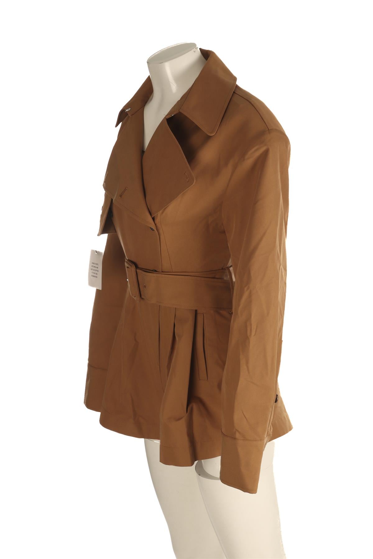 HELSA TAN COTTON PLAYSUIT XSMALL