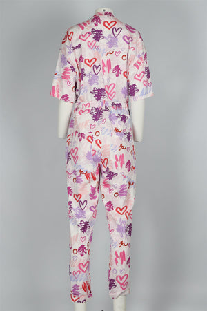 ISABEL MARANT MULTI LINEN JUMPSUIT FR 40 UK 12