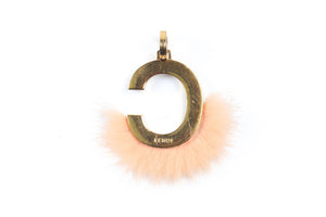 FENDI GOLD C INITIAL BAG CHARM