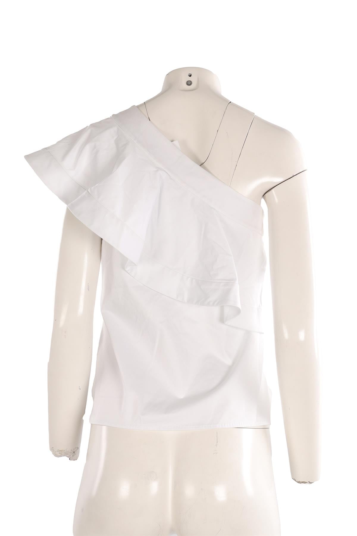 SALONI WHITE COTTON TOP US 2 UK 6