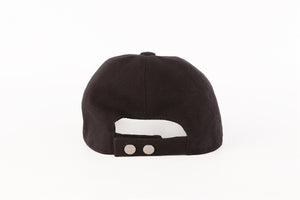 CHANEL BLACK COTTON BASEBALL CAP ONE SIZE