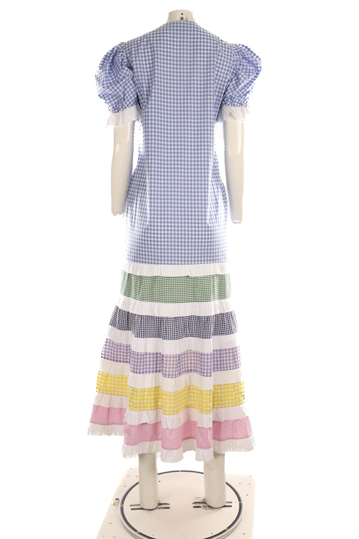 IVANA MA LONDON MULTI COTTON MIDI DRESS ONE SIZE