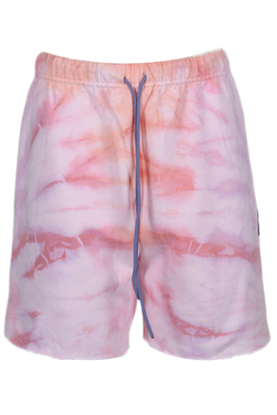 DANZY TIE DYED COTTON JERSEY SHORTS SMALL